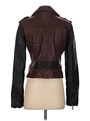 Laundry by Shelli Segal Leather Jacket (view 2)