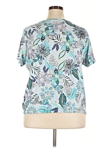 Basic Editions Short Sleeve Blouse (view 2)