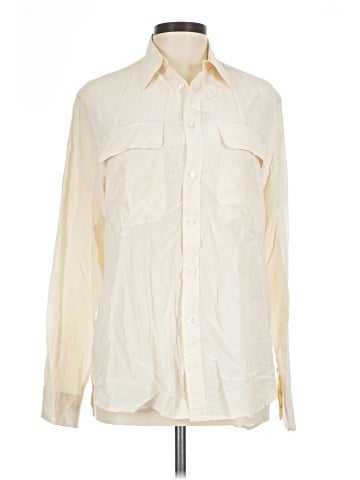 Polo by Ralph Lauren Long Sleeve Silk Top (view 1)