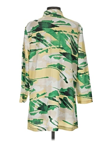 misook 3/4 Sleeve Button-Down Shirt (view 2)
