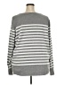 Liz Claiborne Stripes Gray Pullover Sweater Size 3X - photo 2