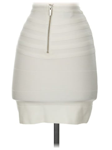 Bebe Faux Leather Skirt (view 2)