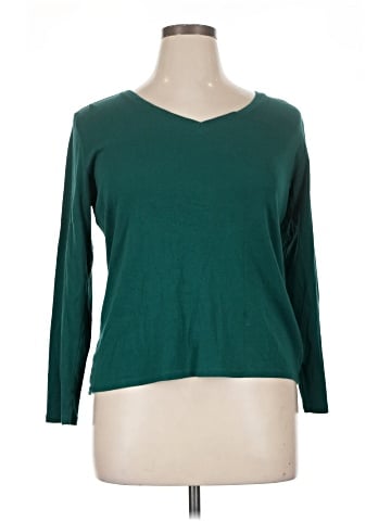 Liz Claiborne 3/4 Sleeve T-Shirt (view 1)