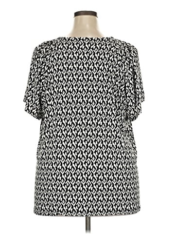 Style&Co Short Sleeve Blouse (view 2)