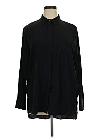 Nine West Long Sleeve Button-Down Shirt (view 1)