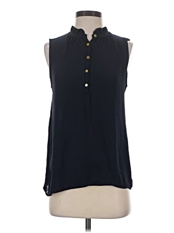 Ann Taylor LOFT Sleeveless Button-Down Shirt (view 1)