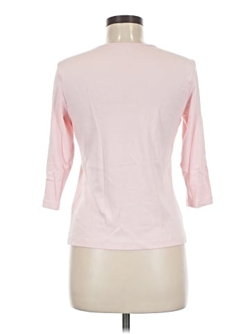 Christopher & Banks 3/4 Sleeve T-Shirt (view 2)