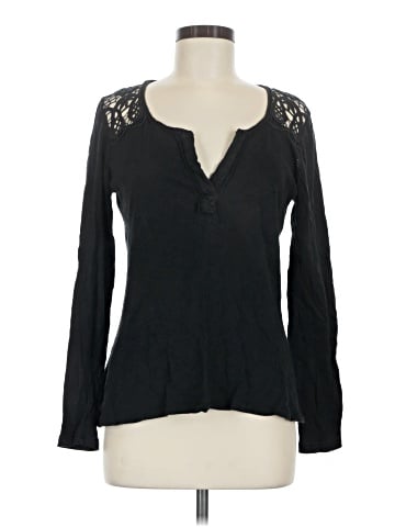 Eyelash Couture Long Sleeve Henley (view 1)