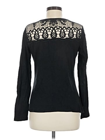 Eyelash Couture Long Sleeve Henley (view 2)
