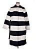 Max Mara Stripes Gray Blue Coat Size 6 - photo 1