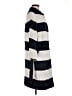 Max Mara Stripes Gray Blue Coat Size 6 - photo 4