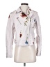 Unbranded 100% Polyester Floral White Jacket Size S - photo 1