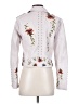 Unbranded 100% Polyester Floral White Jacket Size S - photo 2