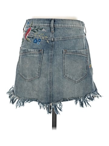Express Denim Skirt (view 2)