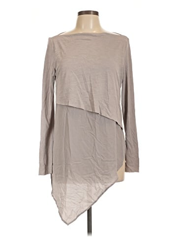 Zara W&B Collection Long Sleeve Blouse (view 1)