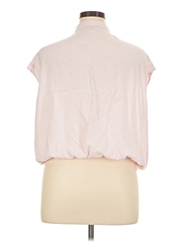 Express Sleeveless Button-Down Shirt (view 2)