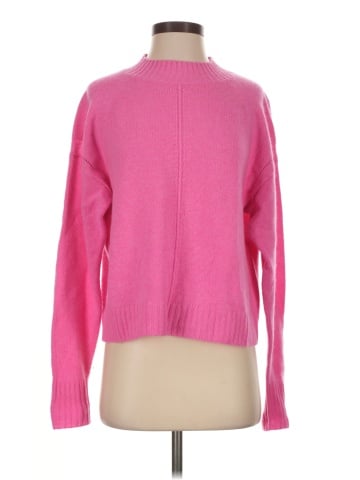 Aqua Cashmere Pullover Sweater (view 1)