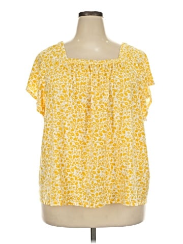Style&Co Short Sleeve Blouse (view 1)