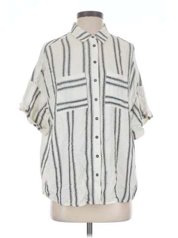 Silence and Noise Short Sleeve Blouse (view 1)