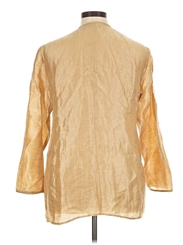 Dana Buchman 3/4 Sleeve Button-Down Shirt (view 2)