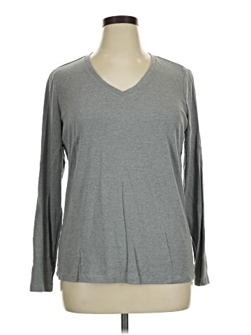St. John's Bay Long Sleeve T-Shirt (view 1)