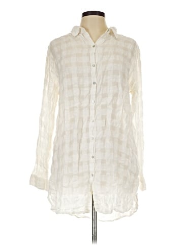 Tahari Long Sleeve Button-Down Shirt (view 1)