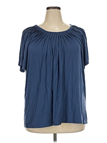 Style&Co Short Sleeve Blouse (view 1)