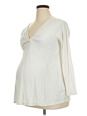 Old Navy - Maternity 3/4 Sleeve T-Shirt (view 1)