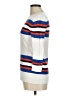 Halogen Stripes White Pullover Sweater Size M - photo 5