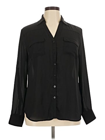 New York & Company Long Sleeve Blouse (view 1)