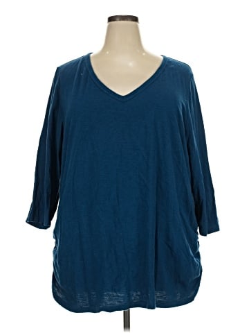 Lane Bryant 3/4 Sleeve T-Shirt (view 1)