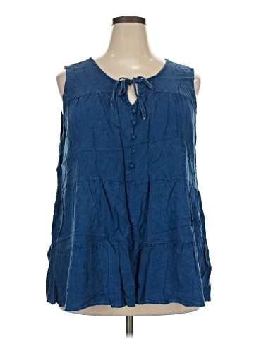 Unique Spectrum Sleeveless Blouse (view 1)