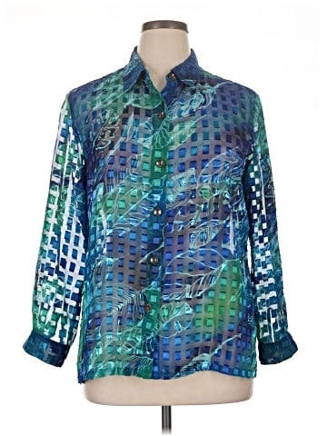 Draper's & Damon's Long Sleeve Button-Down Shirt (view 1)