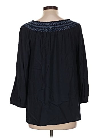 J.Jill 3/4 Sleeve Blouse (view 2)