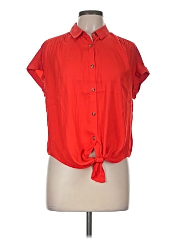 Rose + Olive Short Sleeve Blouse (view 1)