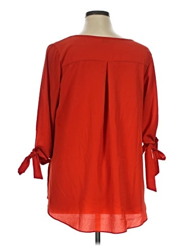 Spin 3/4 Sleeve Blouse (view 2)