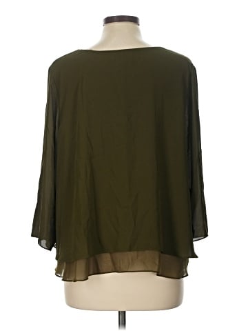 Atmosphere 3/4 Sleeve Blouse (view 2)