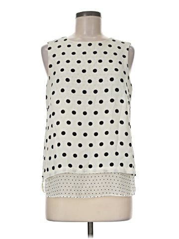 Rose + Olive Sleeveless Blouse (view 1)