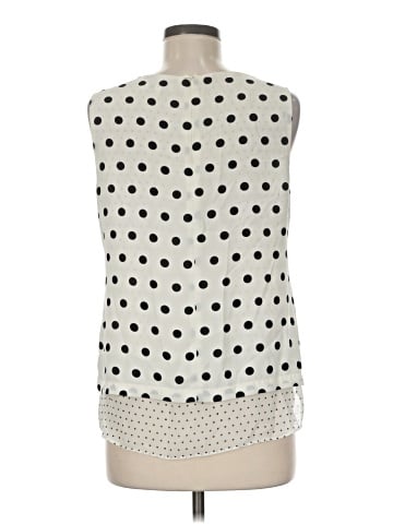 Rose + Olive Sleeveless Blouse (view 2)
