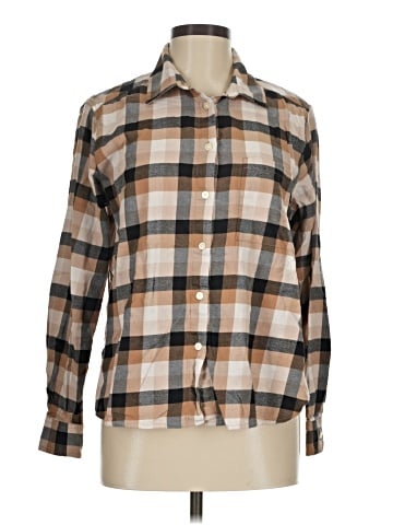 Ann Taylor LOFT Long Sleeve Button-Down Shirt (view 1)