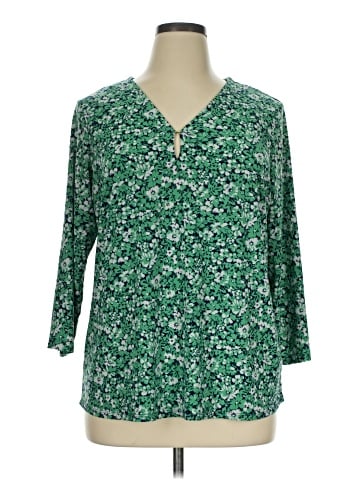Jones New York Signature 3/4 Sleeve Blouse (view 1)