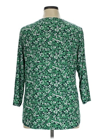 Jones New York Signature 3/4 Sleeve Blouse (view 2)