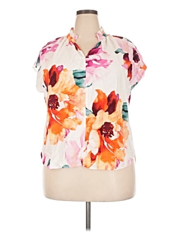 Nine West Short Sleeve Blouse (view 1)