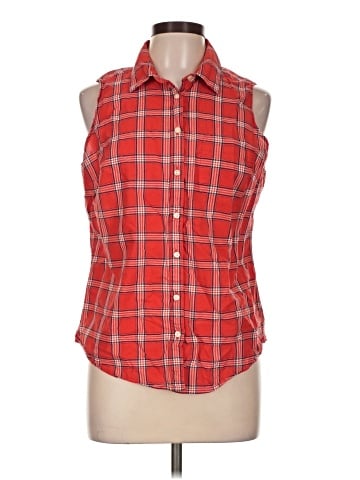 St. John's Bay Sleeveless Button-Down Shirt (view 1)