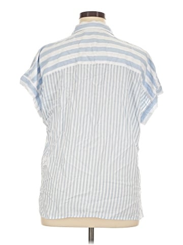 Jane and Delancey Short Sleeve Button-Down Shirt (view 2)