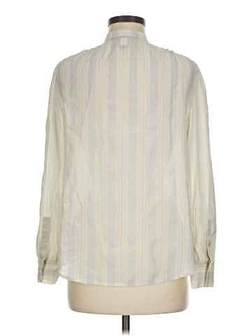 Marc by Marc Jacobs Long Sleeve Silk Top (view 2)