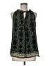 Max Studio 100% Polyester Green Sleeveless Blouse Size M (estimated) - photo 1