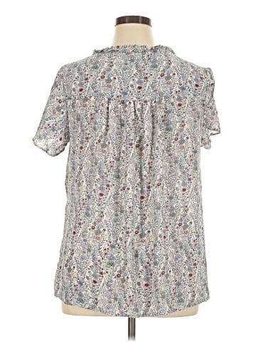 Rose + Olive Short Sleeve Blouse (view 2)