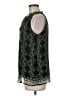 Max Studio 100% Polyester Green Sleeveless Blouse Size M (estimated) - photo 5