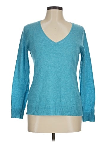 Ann Taylor Factory Cashmere Pullover Sweater (view 1)